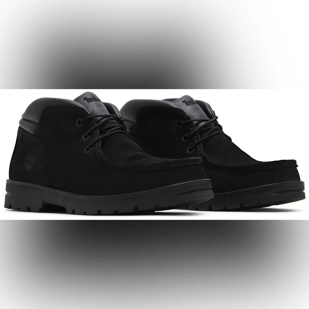 Timberland Black Newtonbrook Moc Toe Chukka Boots Size 10.5